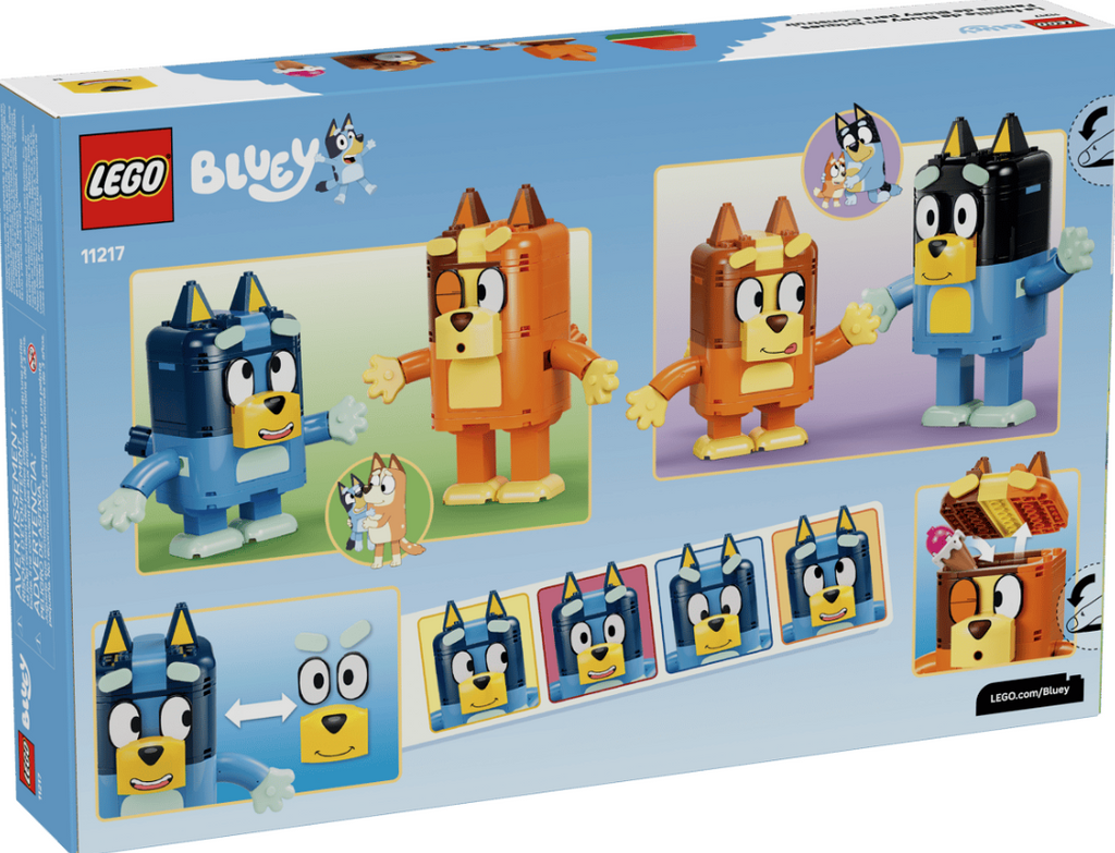 Bluey Brick-Built Bluey Family - 11217