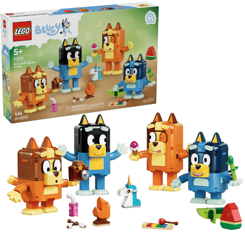 Bluey Brick-Built Bluey Family - 11217