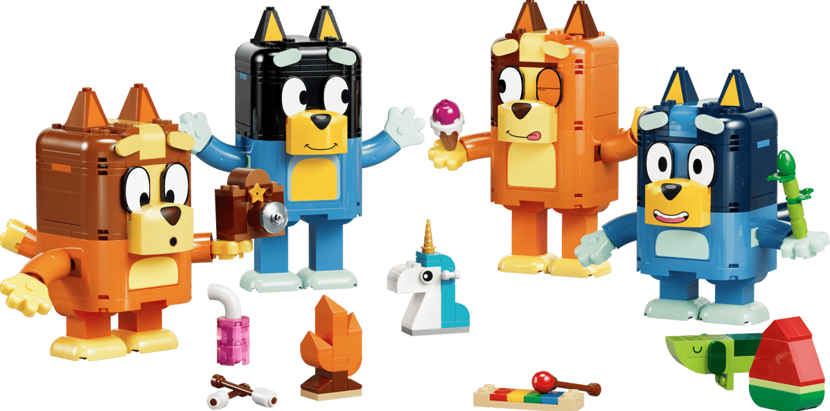 Bluey Brick-Built Bluey Family - 11217