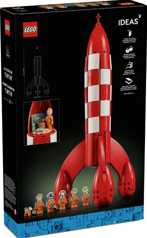 Ideas Tintin Moon Rocket - 21367