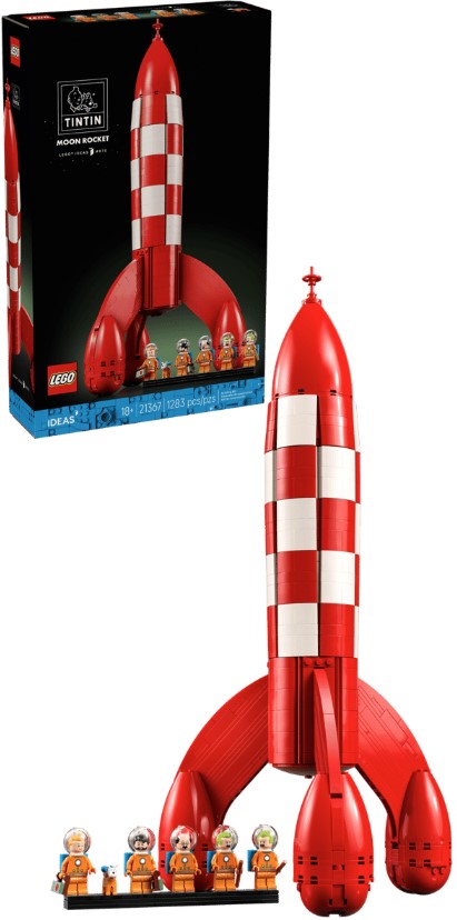 Ideas Tintin Moon Rocket - 21367