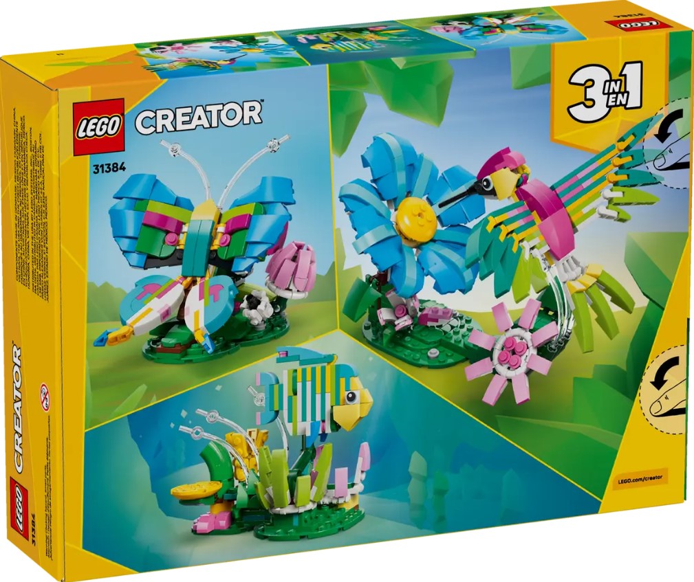 Creator 3in1 Wild Animal: Colorful Hummingbird - 31384