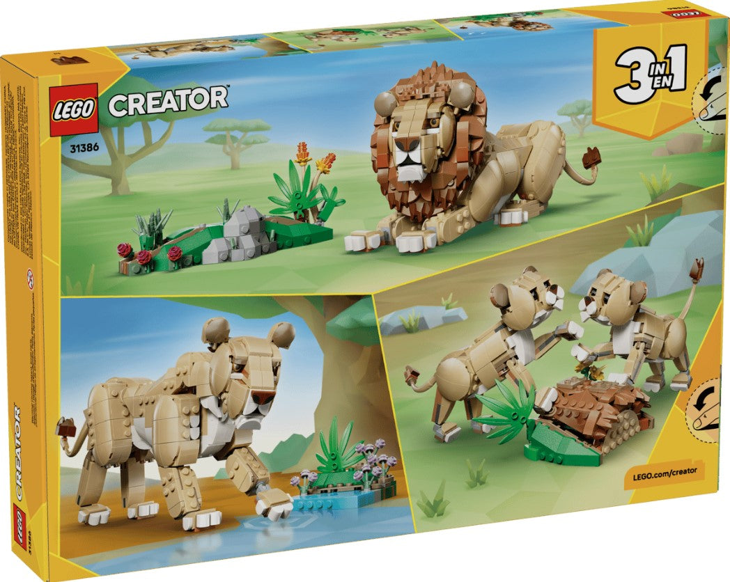 Creator 3in1 Wild Animals: Majestic Lion - 31386