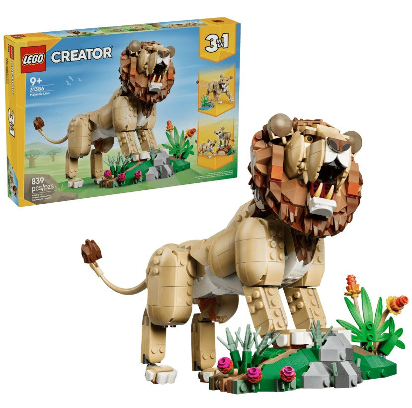 Creator 3in1 Wild Animals: Majestic Lion - 31386
