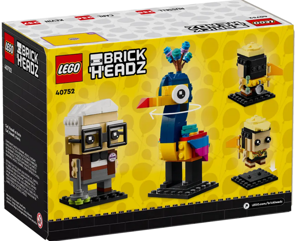 Brickheadz and Pixar Carl, Russell & Kevin - 40752