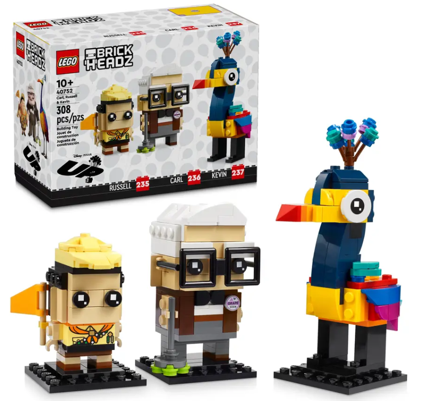 Brickheadz and Pixar Carl, Russell & Kevin - 40752