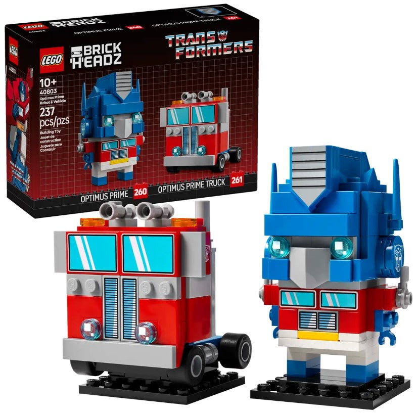 Brickheadz Optimus Prime Robot & Vehicle - 40803