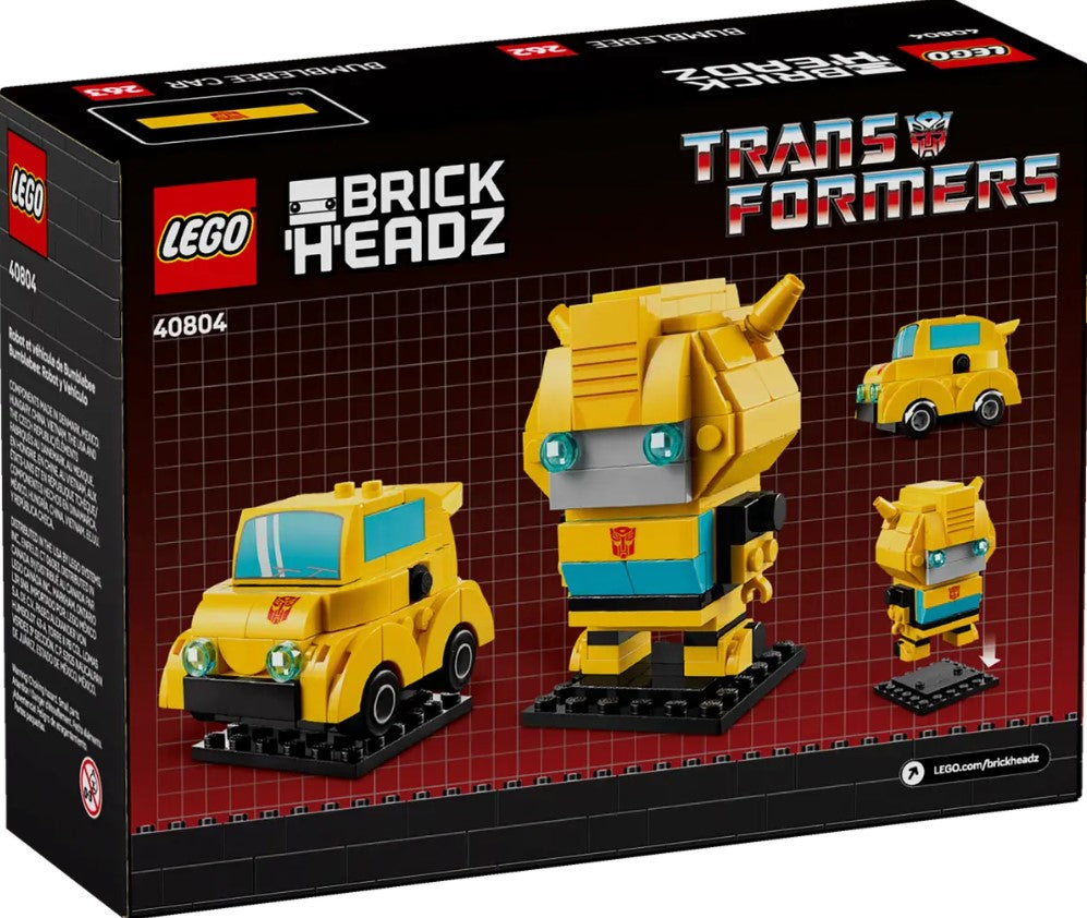 Brickheadz Bumblebee Robot & Vehicle - 40804