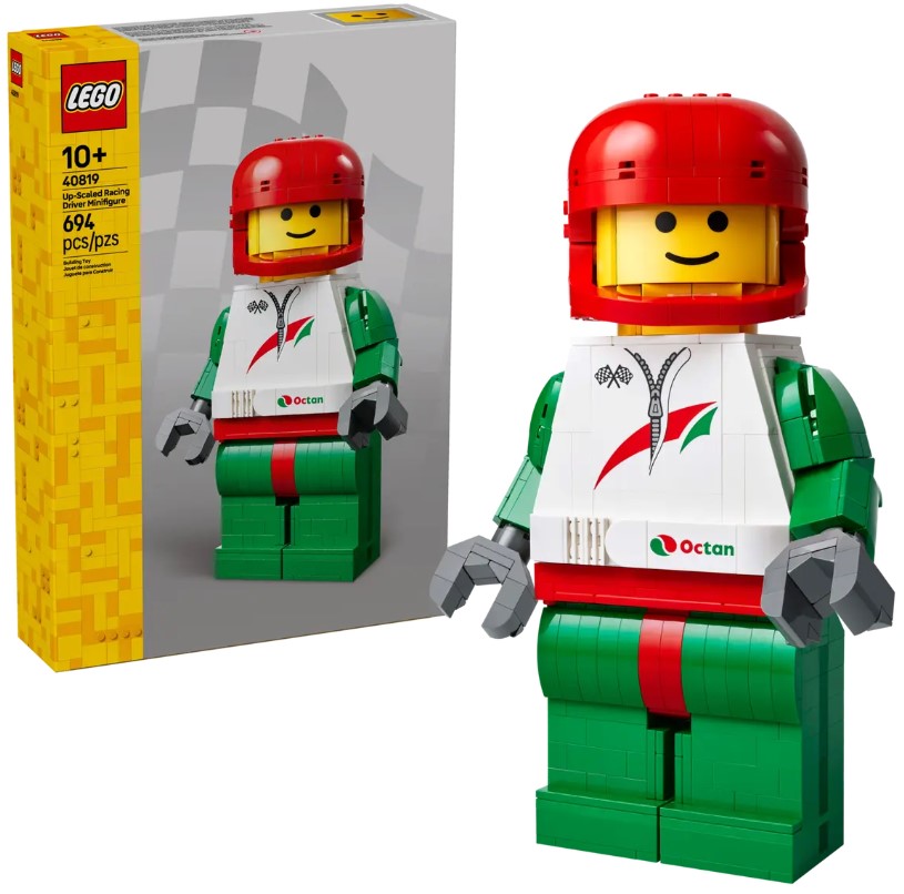 Up-Scaled Racing Driver Minifigure - 40819