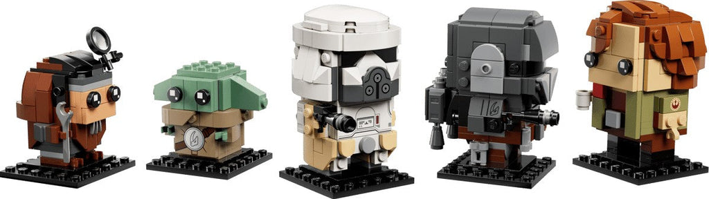 Brickheadz Star Wars The Mandalorian and Grogu: Allies & Villains - 40856