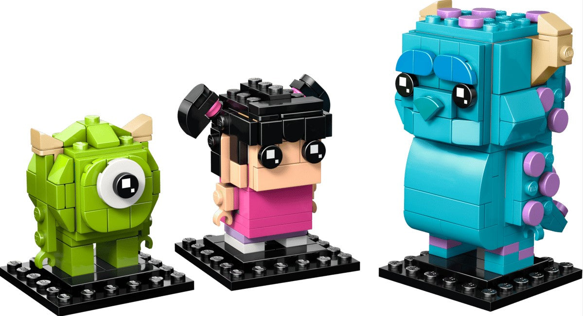 BrickHeadz Sulley, Mike and Boo Figures - 40861