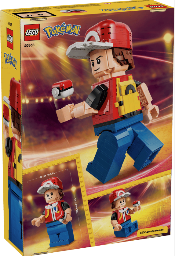 Pokémon Up-Scaled Red Minifigure - 40868