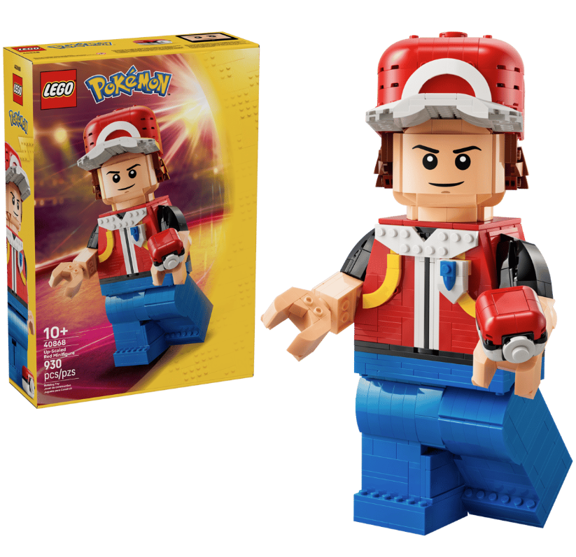 Pokémon Up-Scaled Red Minifigure - 40868