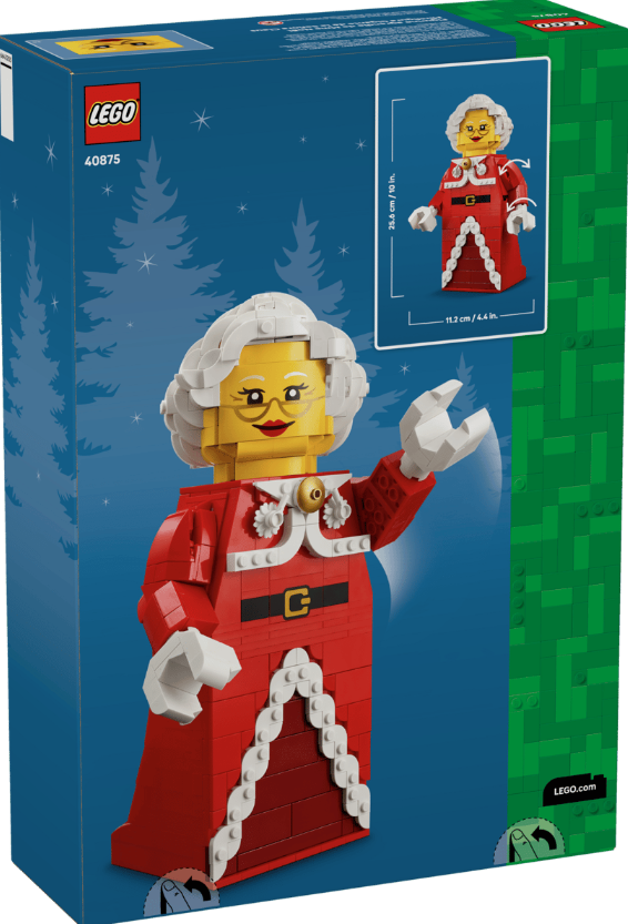 Up-Scaled Mrs. Claus Minifigure - 40875