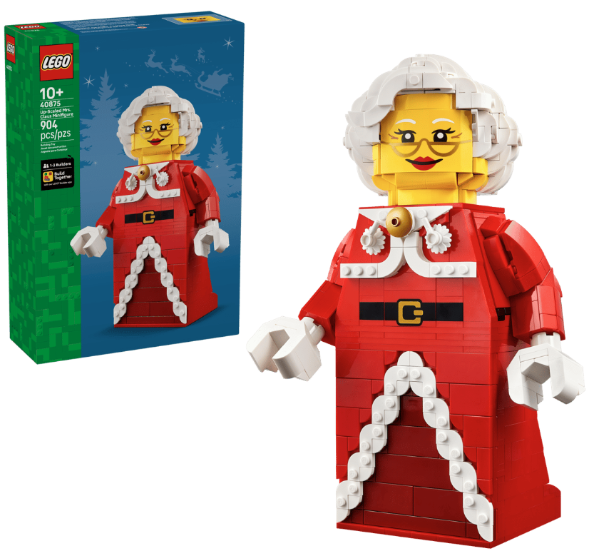 Up-Scaled Mrs. Claus Minifigure - 40875