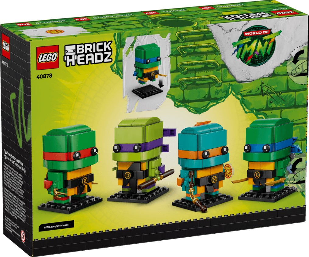 Brickheadz Teenage Mutant Ninja Turtles Figures - 40878