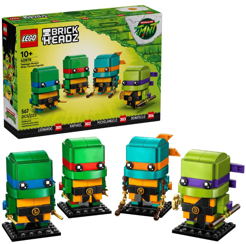 Brickheadz Teenage Mutant Ninja Turtles Figures - 40878