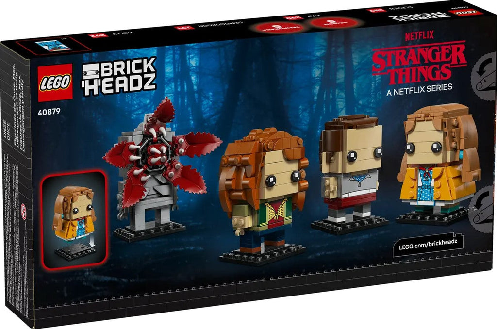 Brickheadz Stranger Things: Eleven, Max, Demogorgon and Holly Figures - 40879