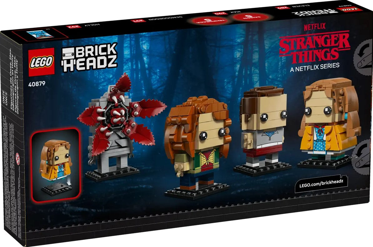 Brickheadz Stranger Things: Eleven, Max, Demogorgon and Holly Figures - 40879