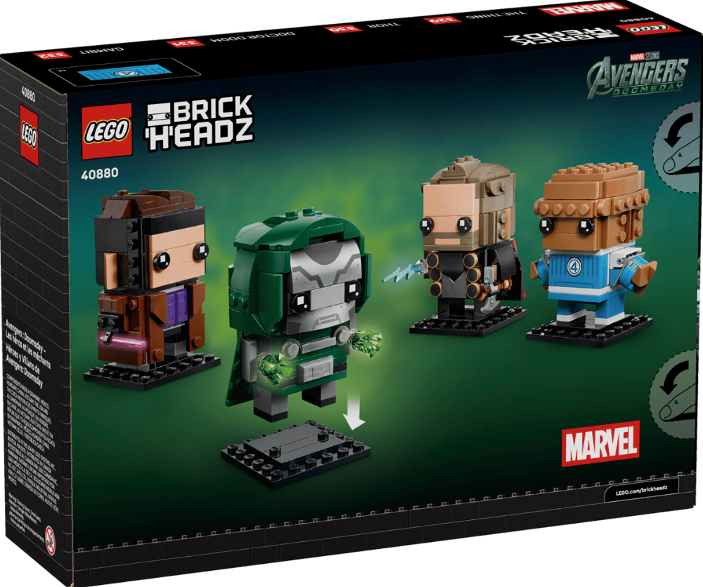 Brickheadz Avengers: Doomsday Heroes & Villain - 40880