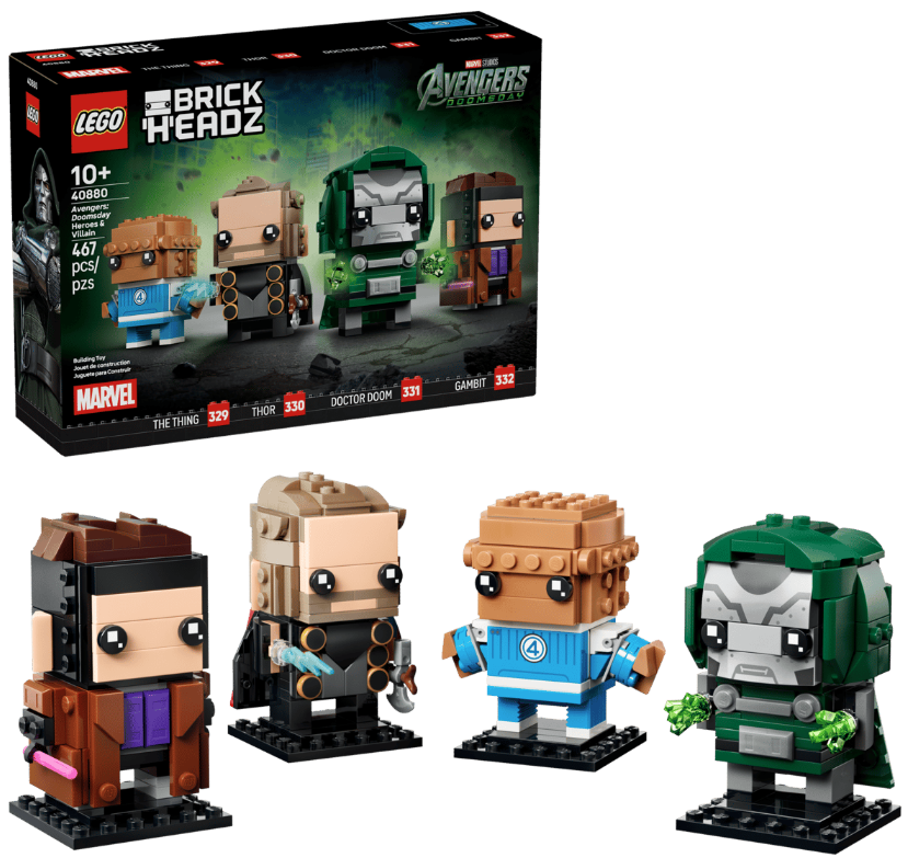 Brickheadz Avengers: Doomsday Heroes & Villain - 40880