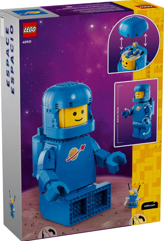 Up-Scaled Blue Astronaut Minifigure - 40921