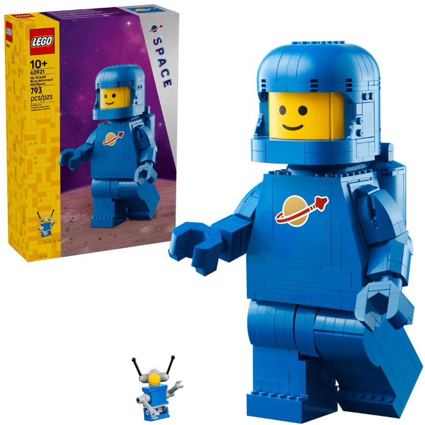 Up-Scaled Blue Astronaut Minifigure - 40921