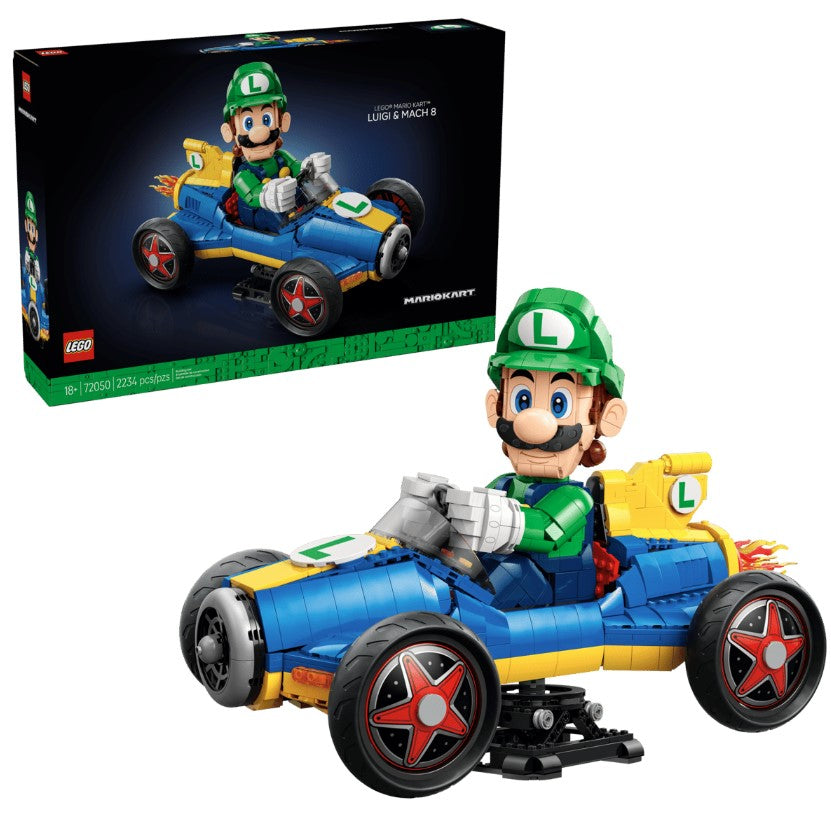 Super Mario Mario Kart - Luigi & Mach 8 - 72050