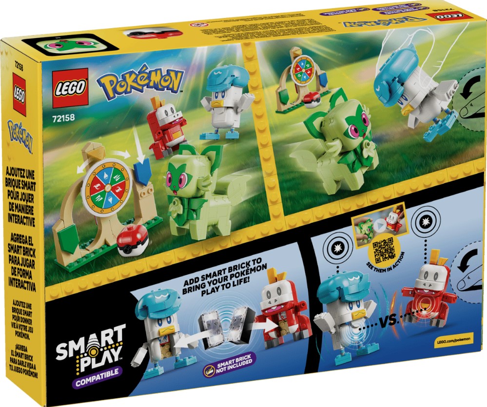 Pokémon SMART Play: Sprigatito, Fuecoco and Quaxly Battle - 72158