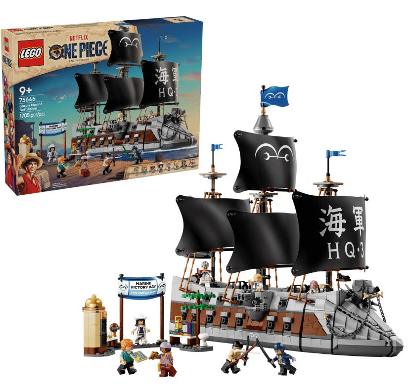 One Piece Garp's Marine Battleship - 75646