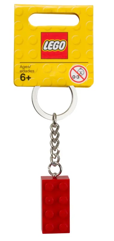 Red Brick 2x4 Key Chain - 850154