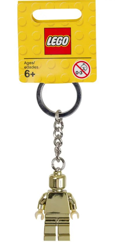 Gold Minifigure Key Chain - 850807