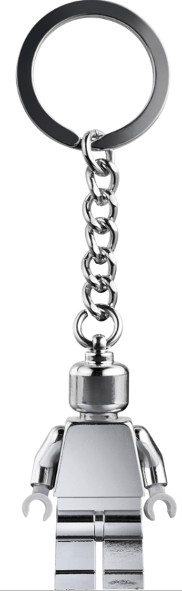 Silver Minifigure Key Chain - 854305