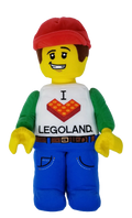 I Heart Boy Minifigure Plush