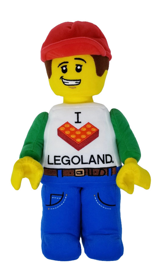 I Heart Boy Minifigure Plush