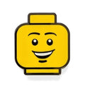 Minifigures Enamel Head Boy Snap Button - 53153