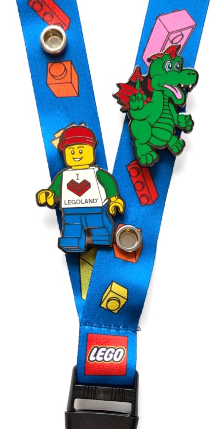 Minifigures System Starter Lanyard Set Blue - Boy and Ollie - 53295