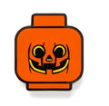 Minifigures Enamel Pumpkin Head Snap Button - 53317