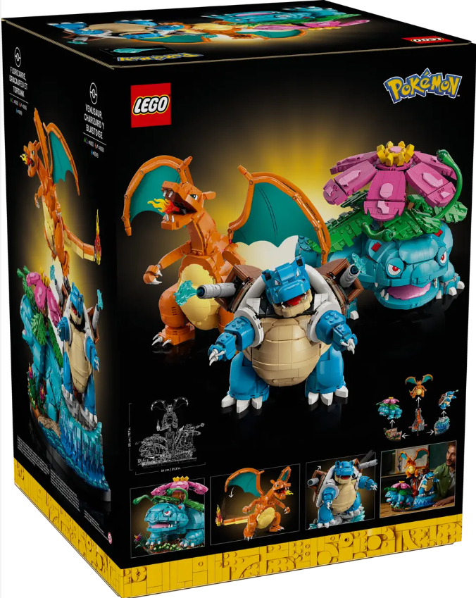 Pokemon Venusaur, Charizard and Blastoise - 72153