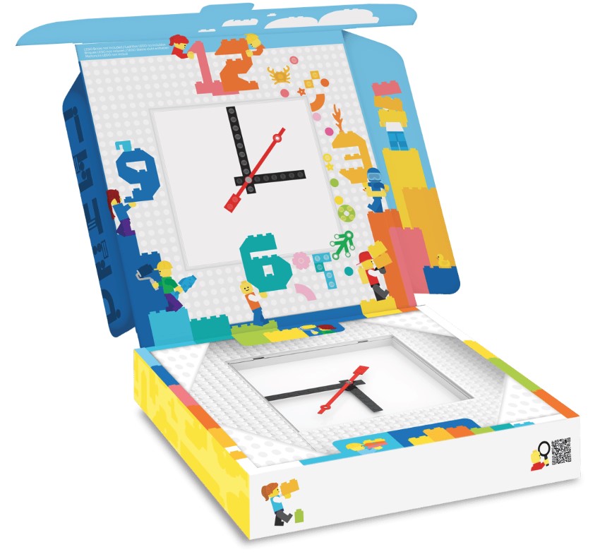 Wall Clock MOC(My Own Creation) - White - 5010226