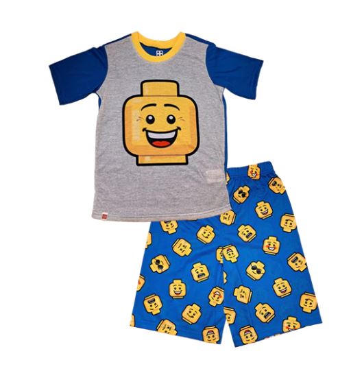 Iconic Minifigure Heads PJ Set - Blue