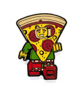 Minifigures Enamel Pizza Guy Snap Button - 53189
