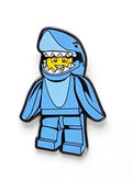 Minifigures Enamel Shark Suit Guy Snap Button - 53151